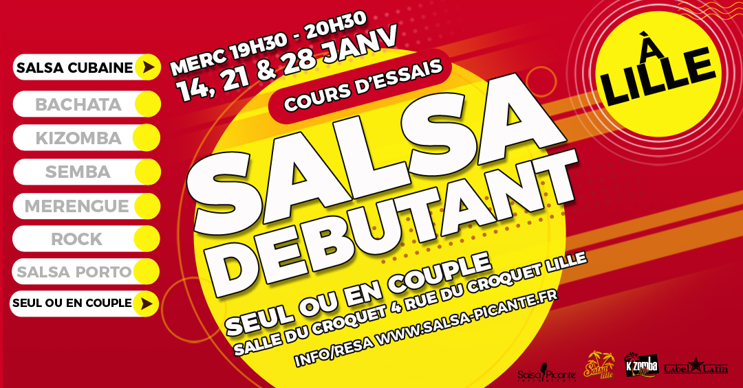 COURS SALSA A LILLE ET LESQUIN SAISON 2025-2026
